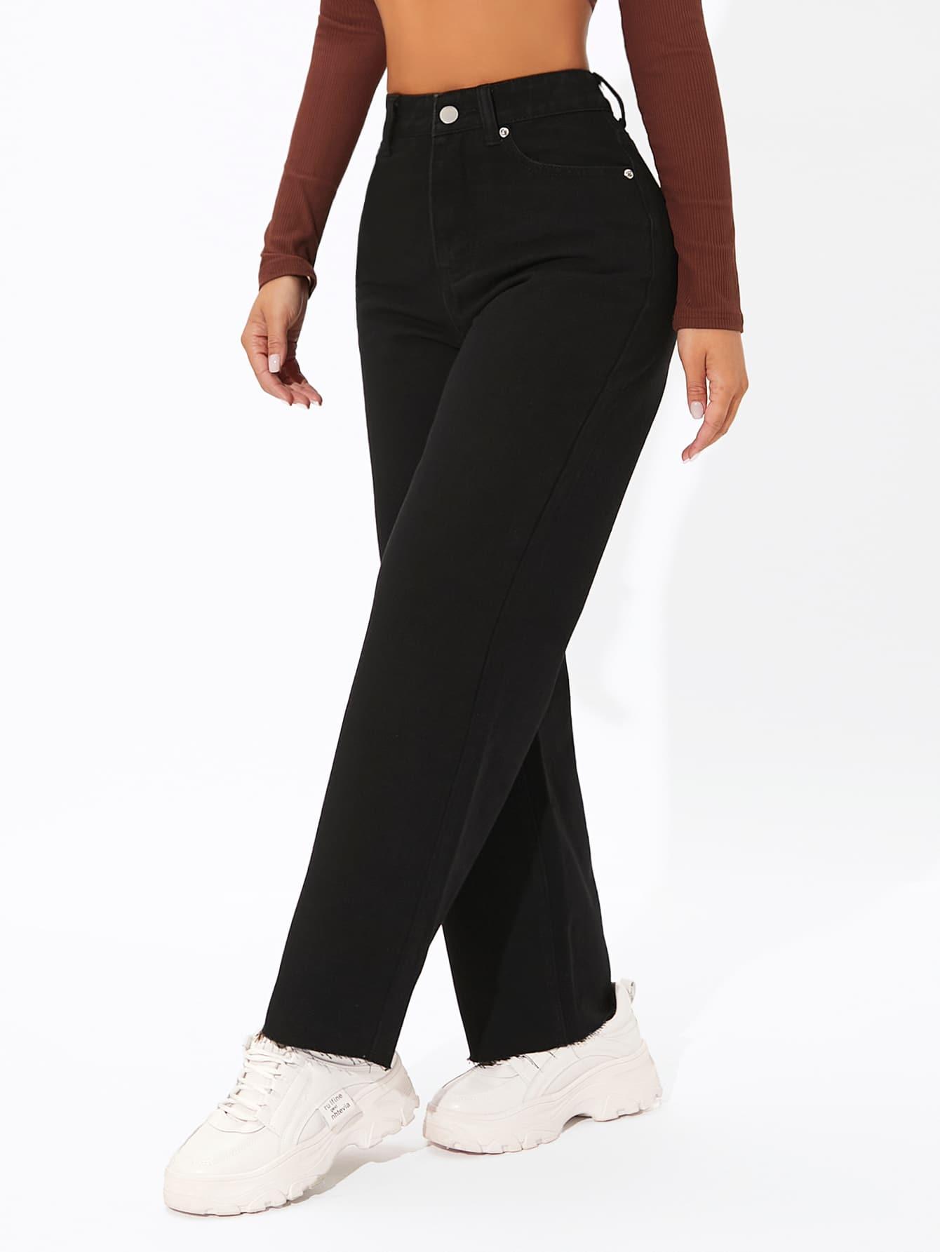 SHEIN CZARNE SPODNIE JEANS S06__M