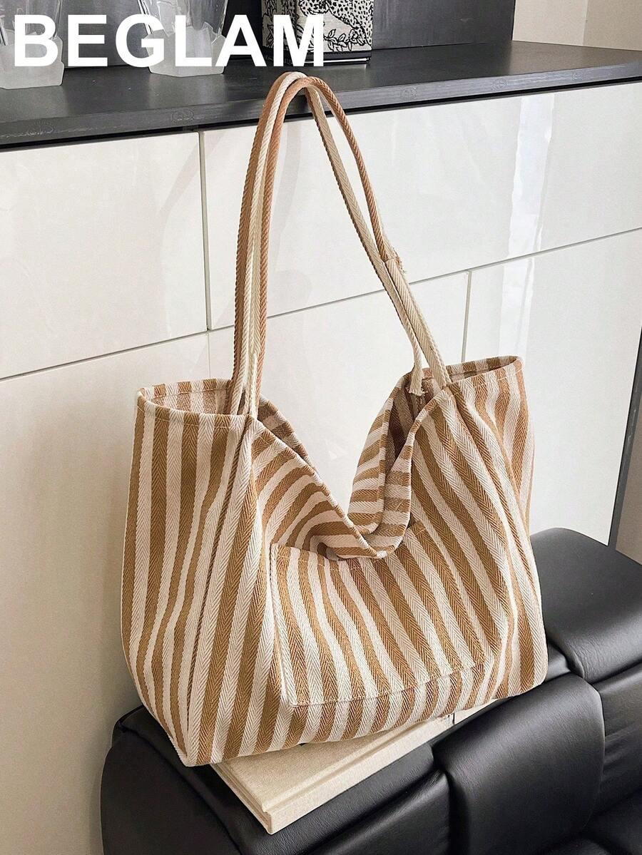 SHEIN TORBA PLAŻOWA W PASKI 56X32