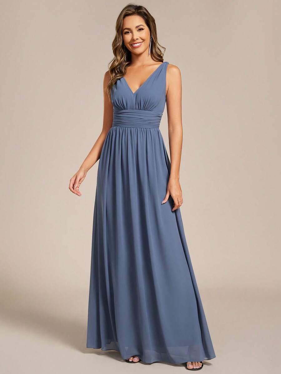 SHEIN NIEBIESKA MAXI SUKIENKA S06__XL