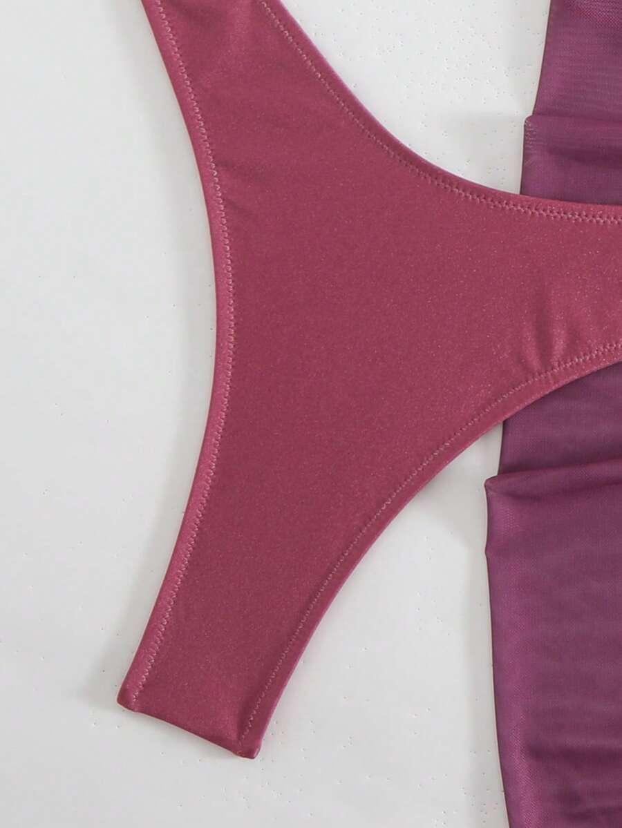 LUCKY HOLIDAY DWUCZĘŚCIOWY KOSTIUM KĄPIELOWY BIKINI PAREO KOMPLET S09__S