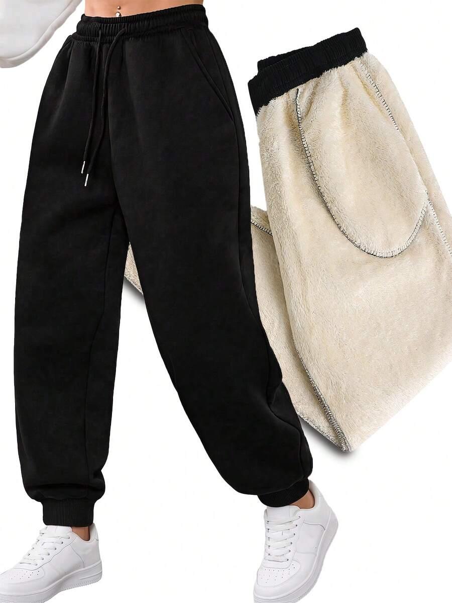 SHEIN CZARNE SPODNIE DRESOWE S06__XXL