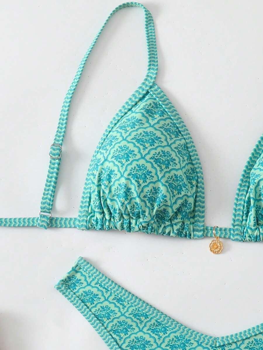 SHEIN DWUCZĘŚCIOWY STRÓJ KĄPIELOWY S09__XS