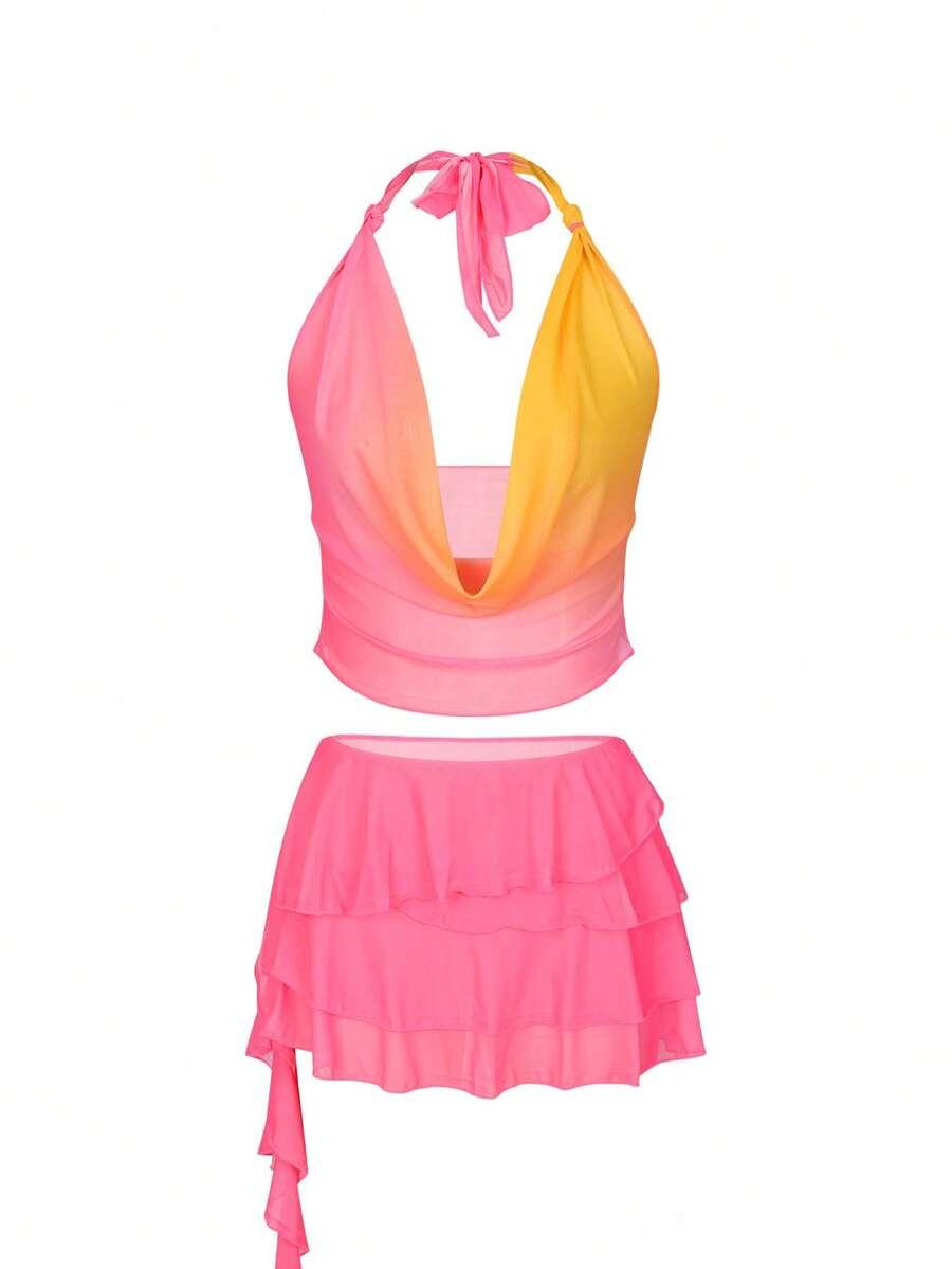 SWIM VCAY TOP SPÓDNICA KOMPLET S09__M