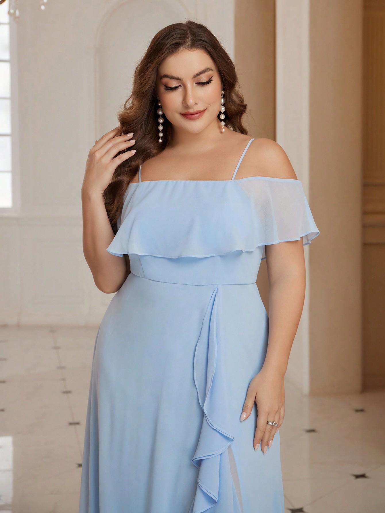 SHEIN NIEBIESKA MAXI SUKIENKA S06__46