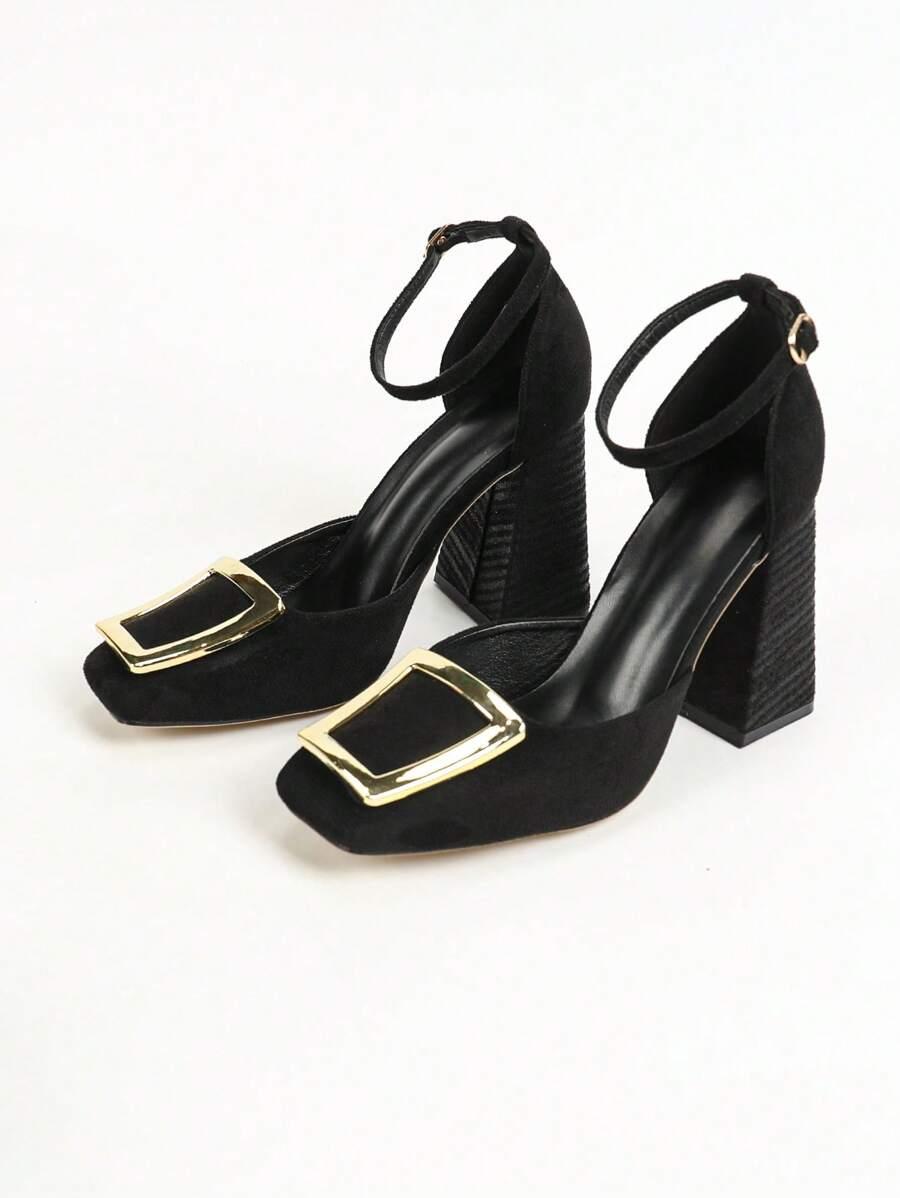 SHEIN CZARNE CZÓŁENKA OBCAS S06__41