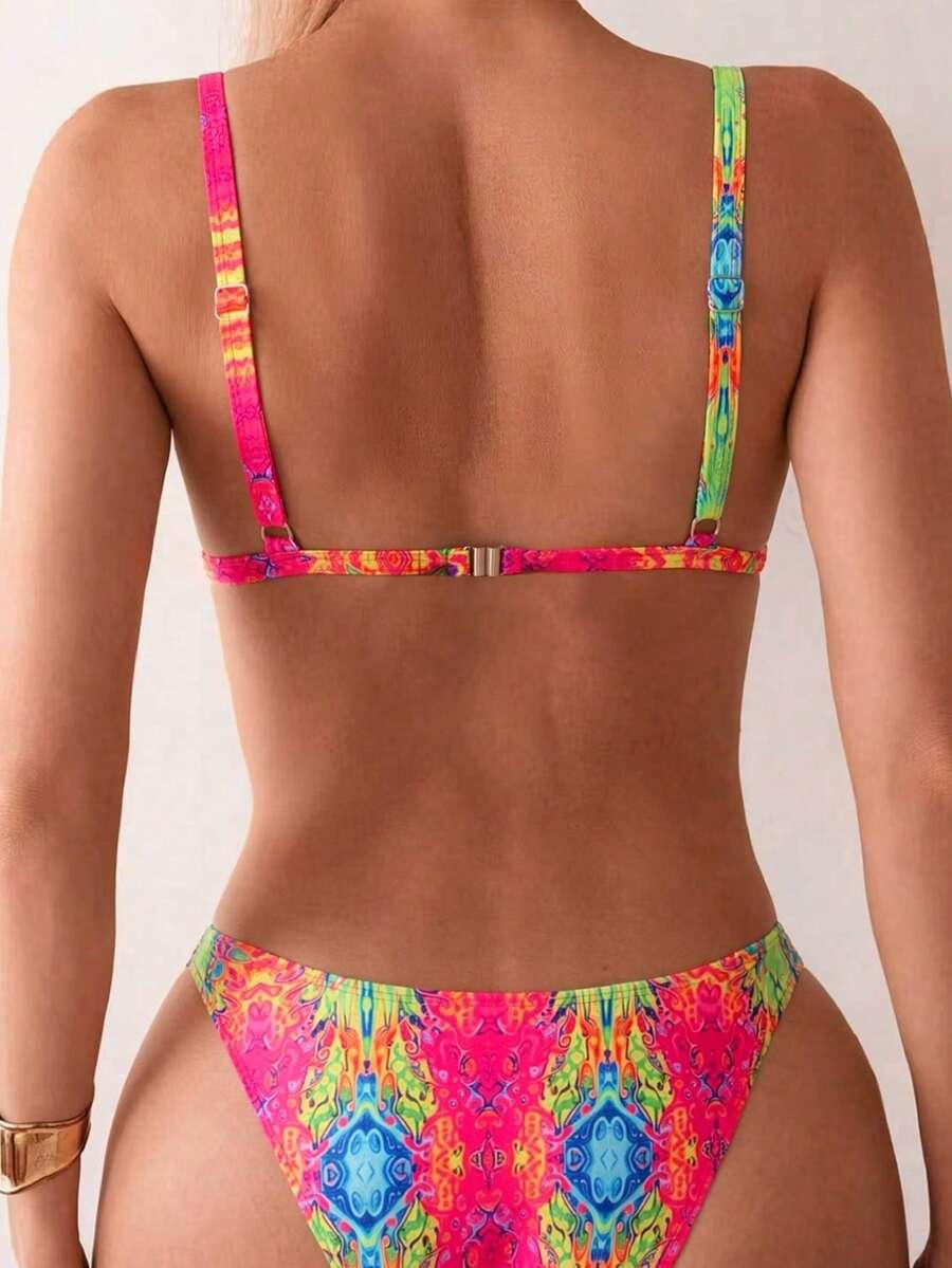 SHEIN DWUCZĘŚCIOWY STRÓJ KĄPIELOWY S09__S