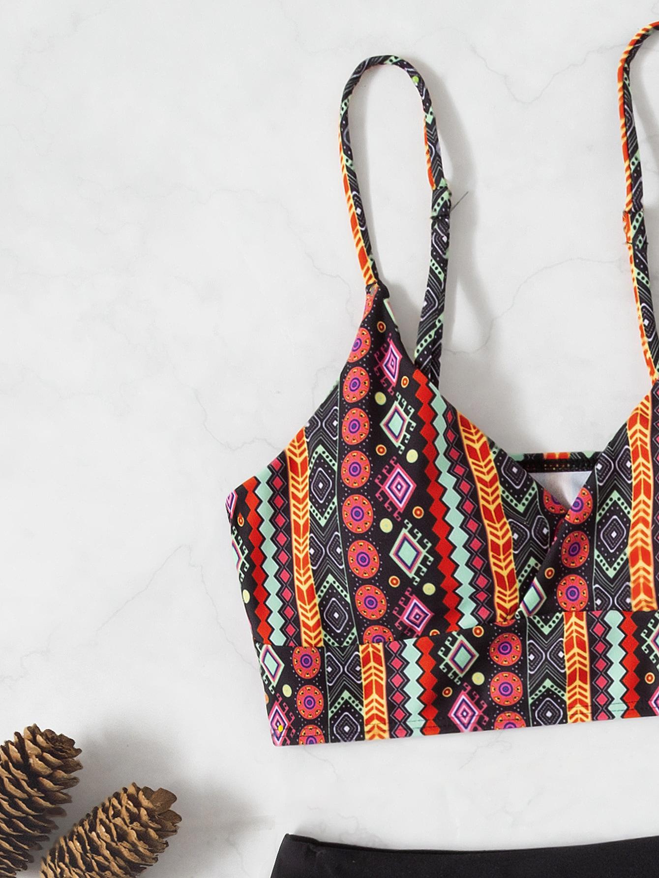 SHEIN DWUCZĘŚCIOWY STRÓJ KĄPIELOWY S09__L