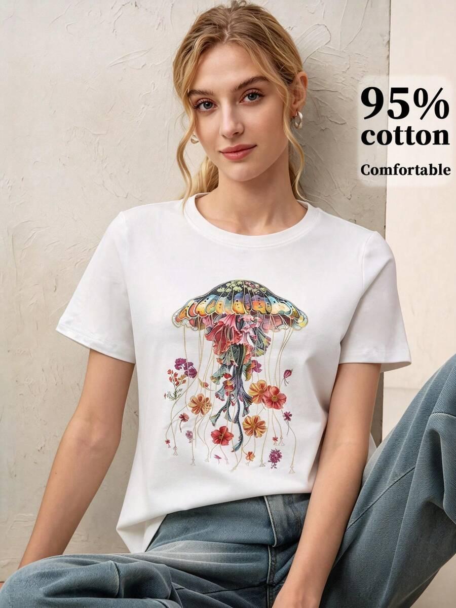 ANEWSTA BIAŁY T-SHIRT PRINT S06__S