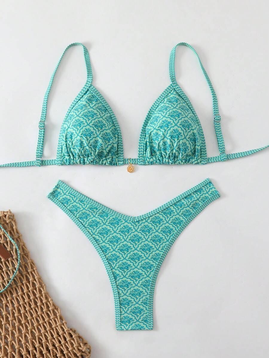 SHEIN DWUCZĘŚCIOWY STRÓJ KĄPIELOWY S09__XS