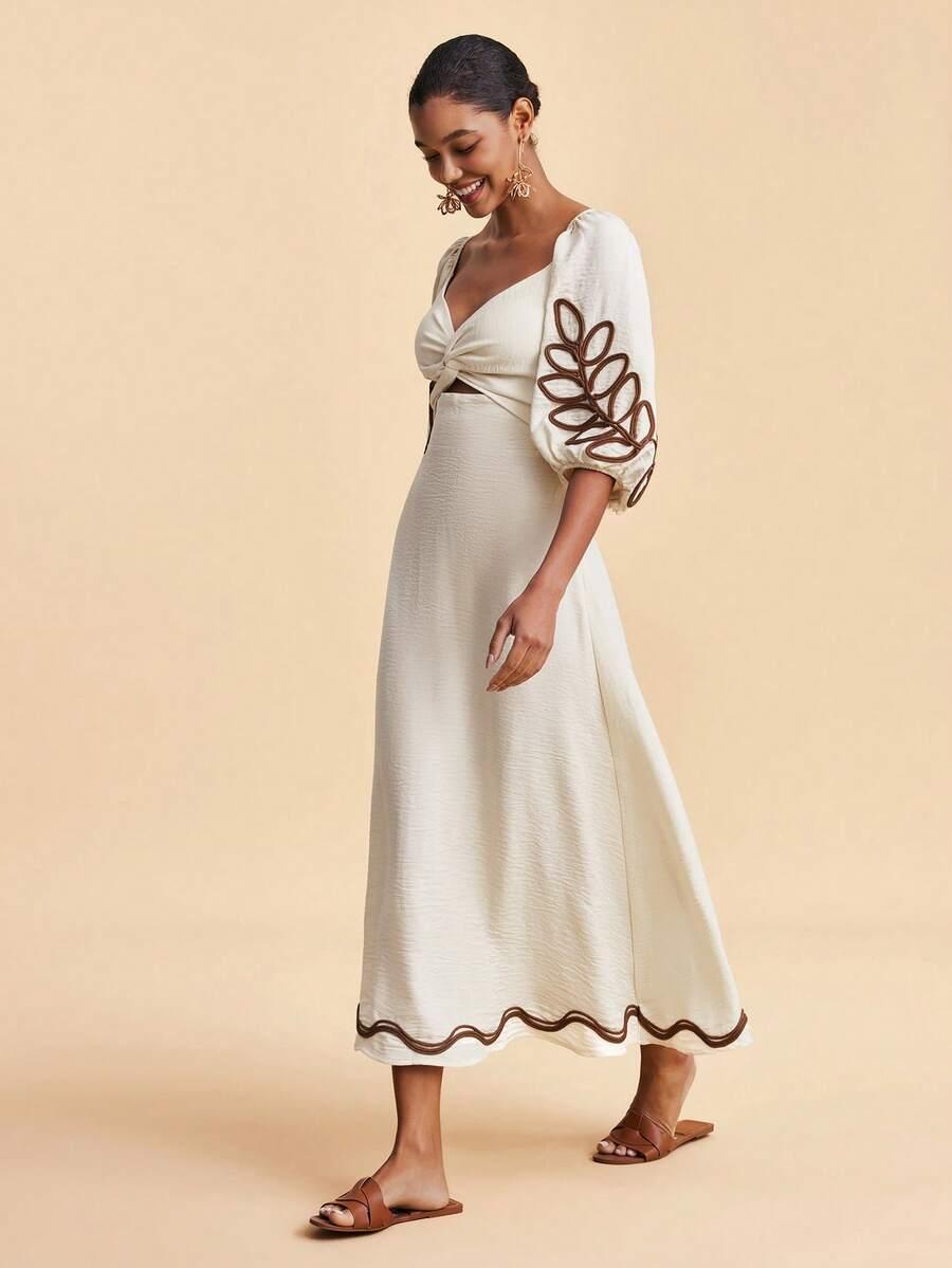 TRAVACHIC MAXI SUKIENKA V-NECK S06__L