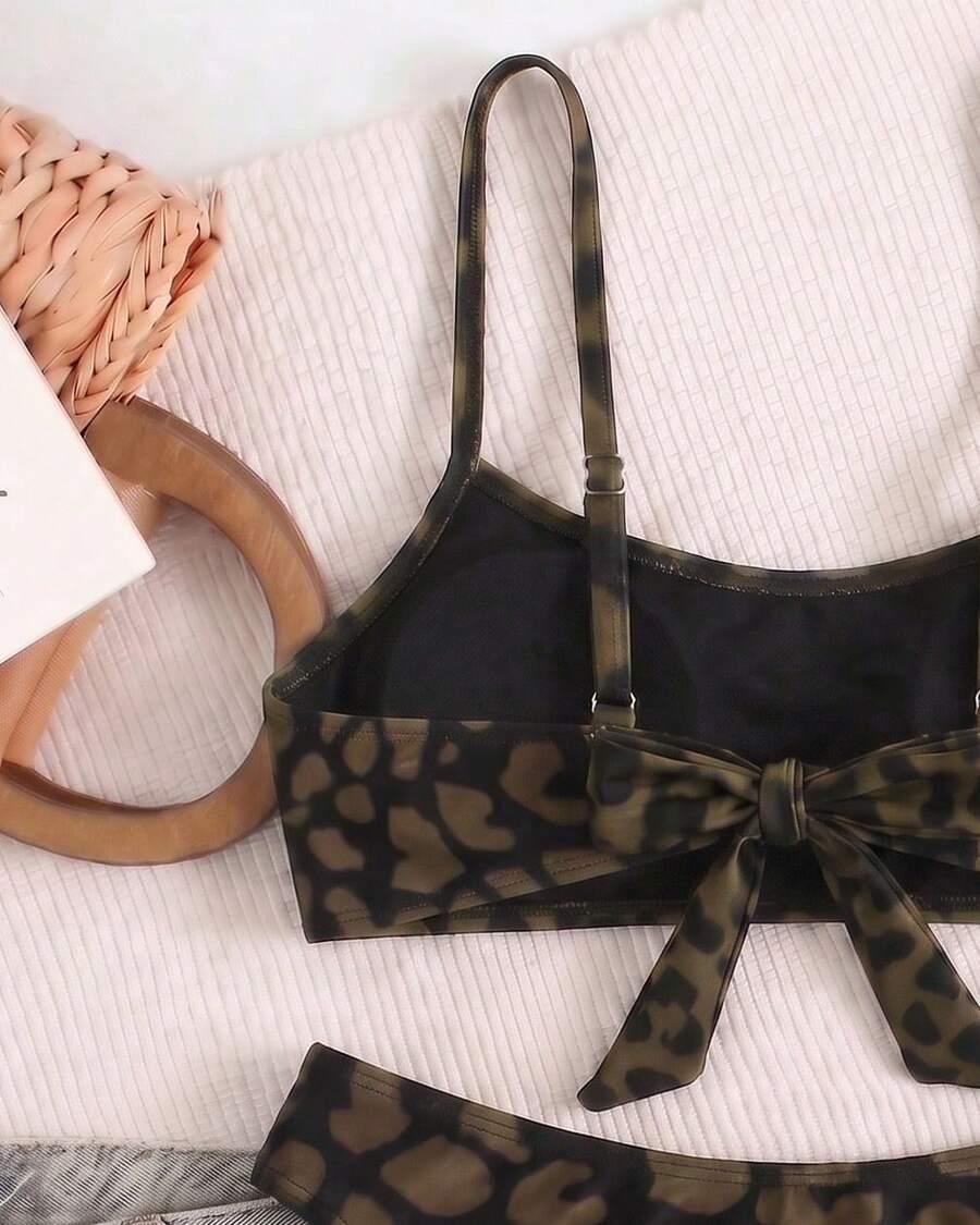 SHEIN DWUCZĘŚCIOWY STRÓJ KĄPIELOWY S09__L