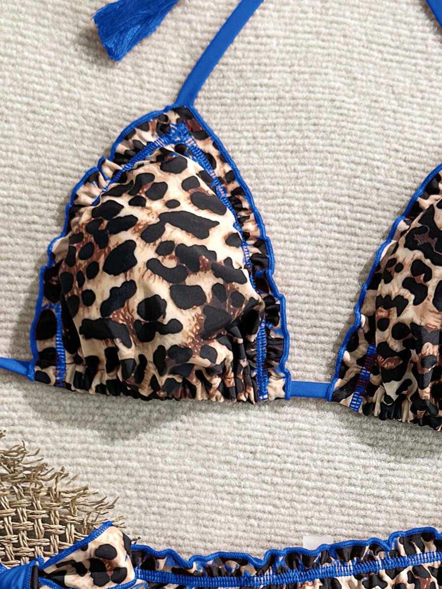 SOLEIA DWUCZĘŚCIOWY STRÓJ KĄPIELOWY ANIMAL PRINT S09__L