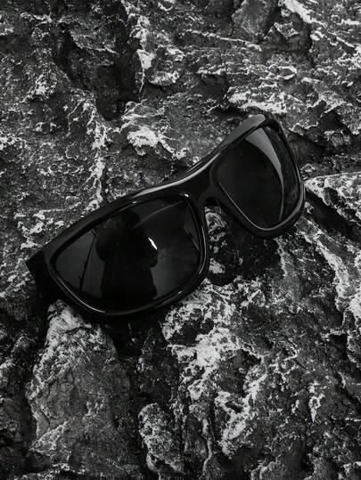 SHEIN CZARNE OKULARY PRZECIWSŁONECZNE S07