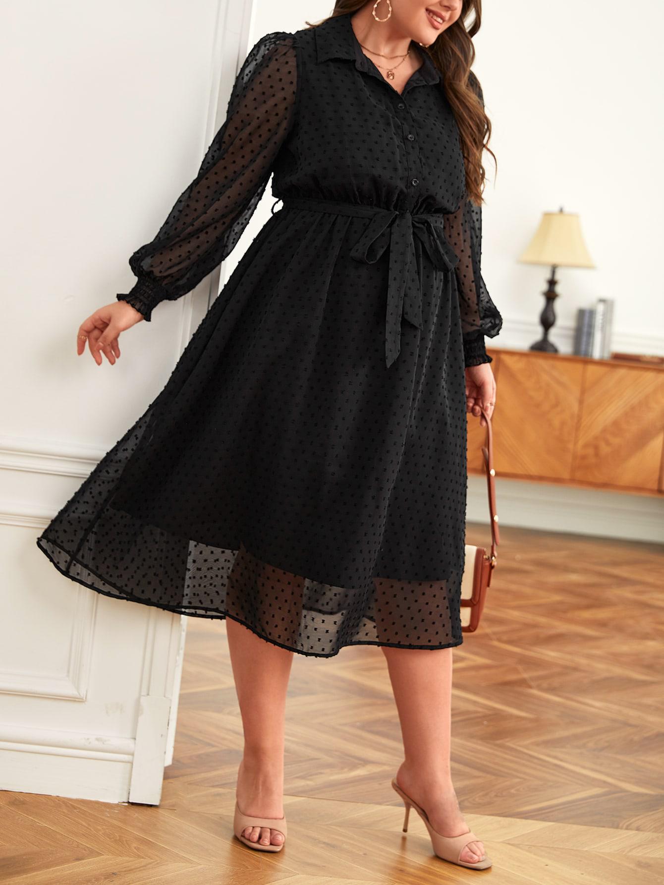 SHEIN CZARNA MIDI SUKIENKA S06__48