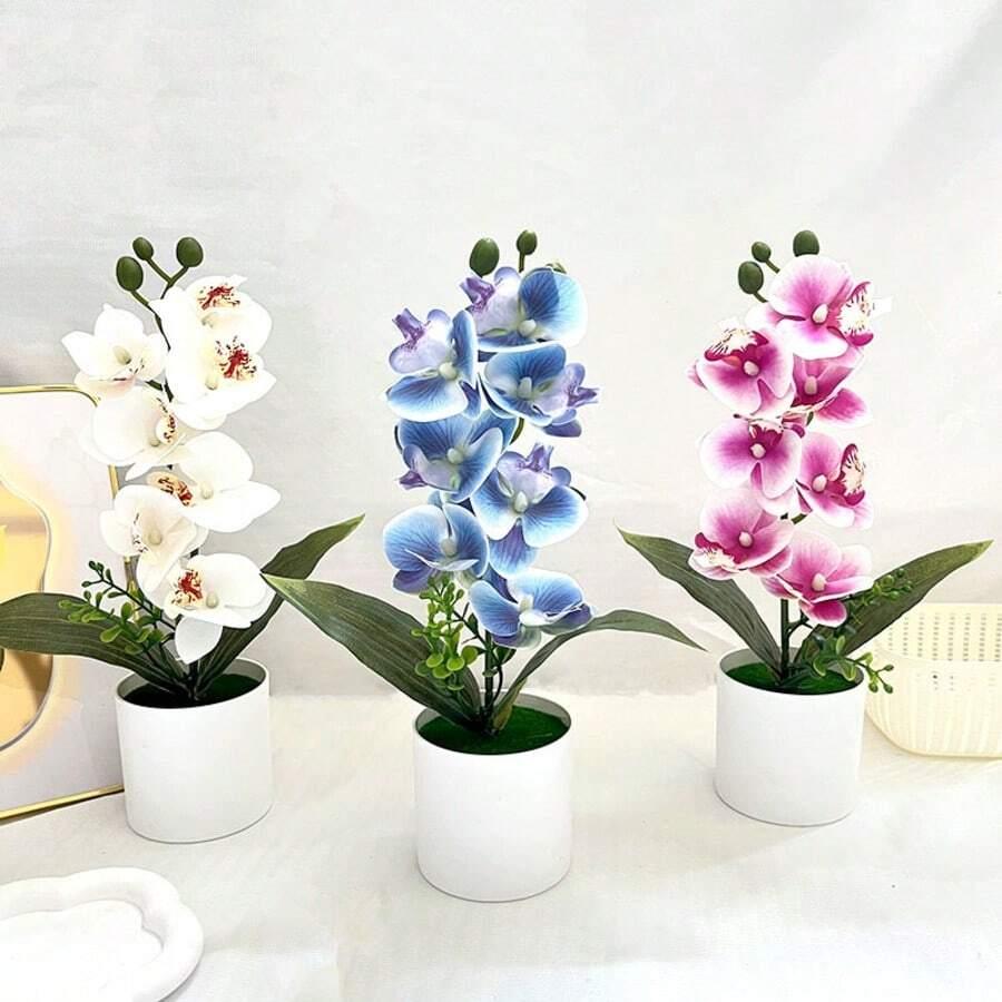 SHEIN SZTUCZNA RÓŻOWA ORCHIDEA S07