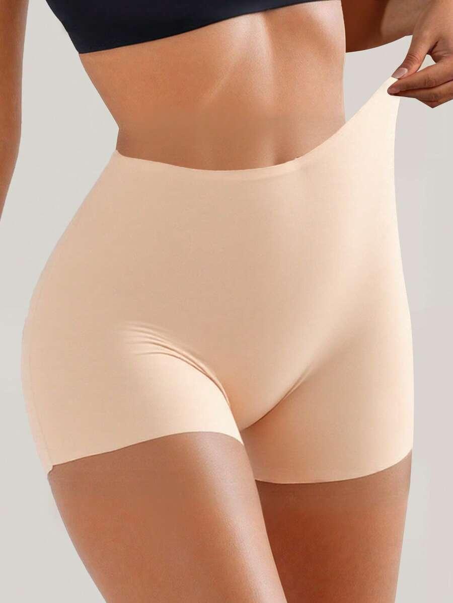 SHEIN BEŻOWE MODELUJĄCE SPODENKI S07__S