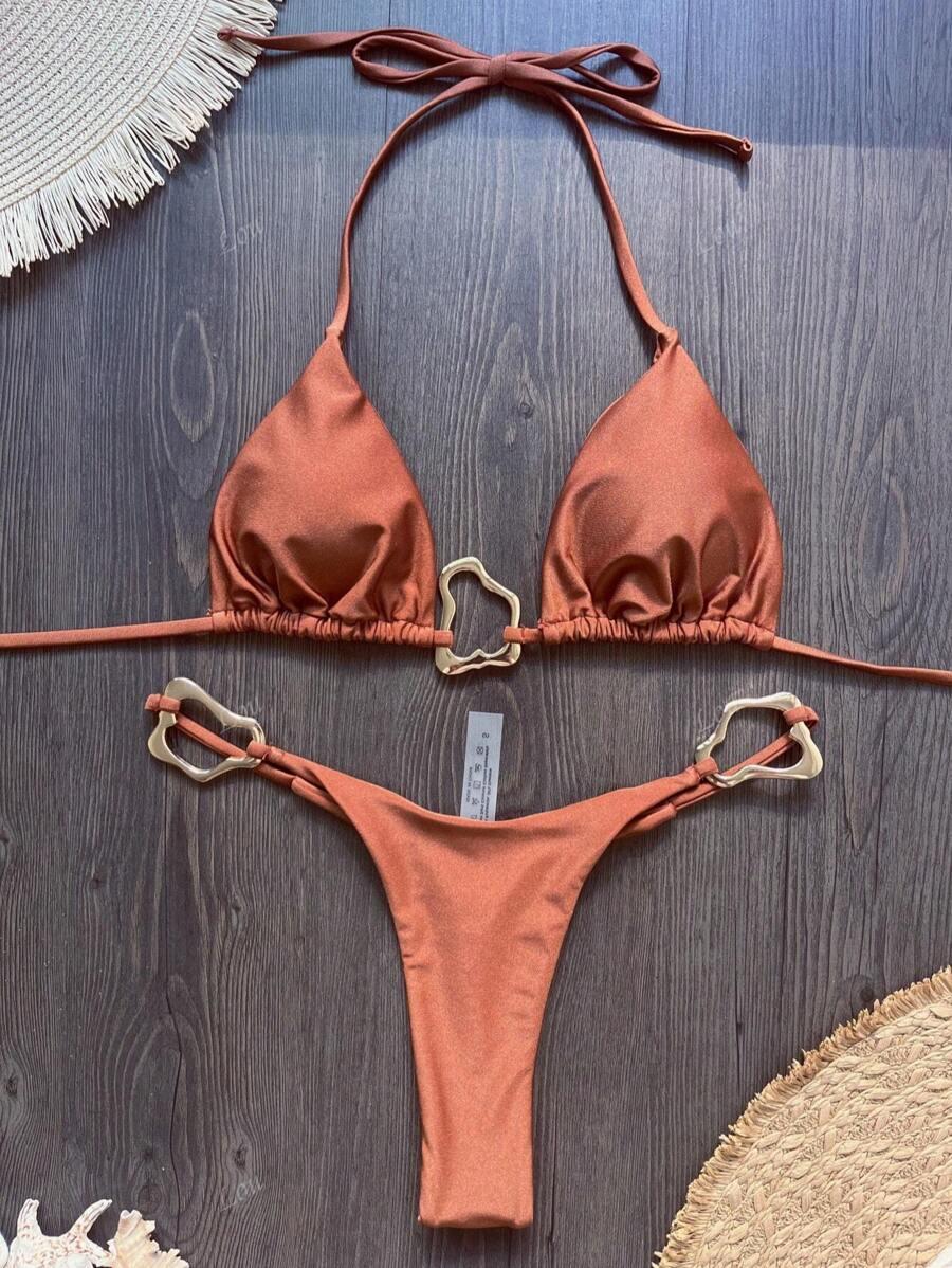 SHEIN DWUCZĘŚCIOWY STRÓJ KĄPIELOWY S09__XL