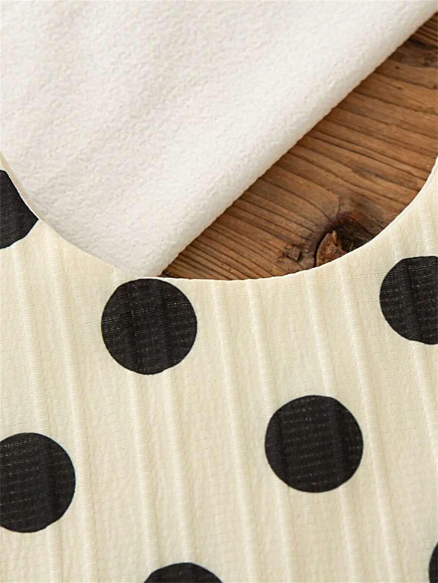 SHEIN BLUZKA SPODNIE KOMPLET GROSZKI S06__92-98