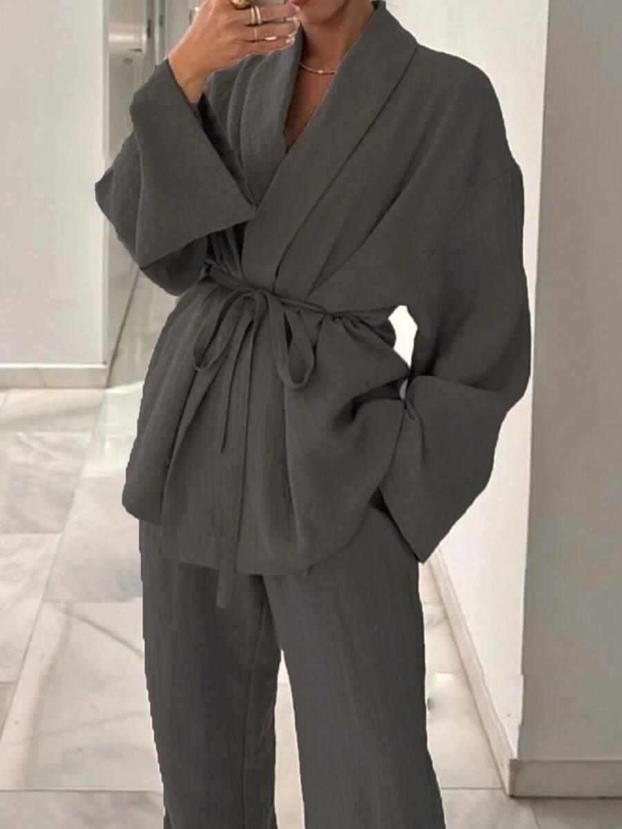 SHEIN KOSZULA SPODNIE KOMPLET S06__M