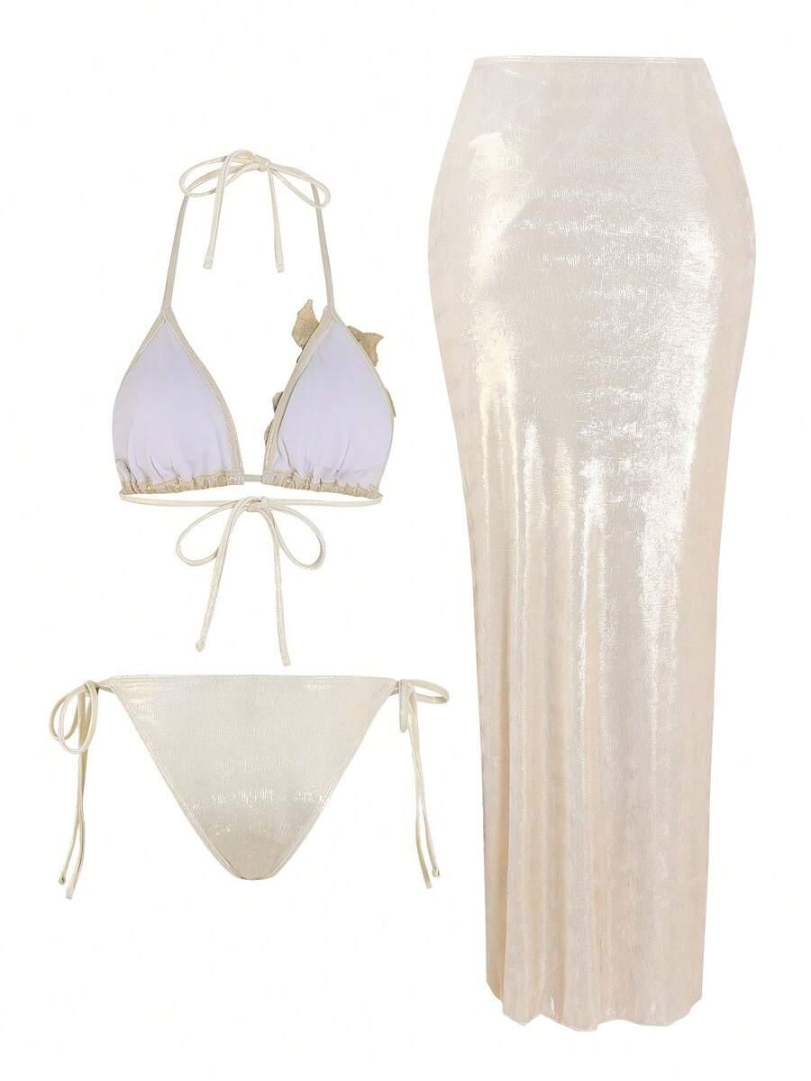 SWIM OASIS DWUCZĘŚCIOWY STRÓJ KĄPIELOWY SPÓDNICA KOMPLET S09__M