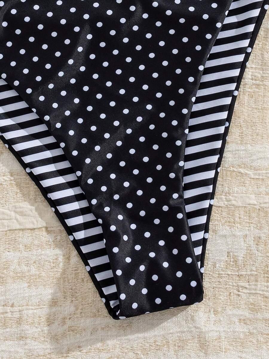 SHEIN DWUCZĘŚCIOWY STRÓJ KĄPIELOWY S09__L