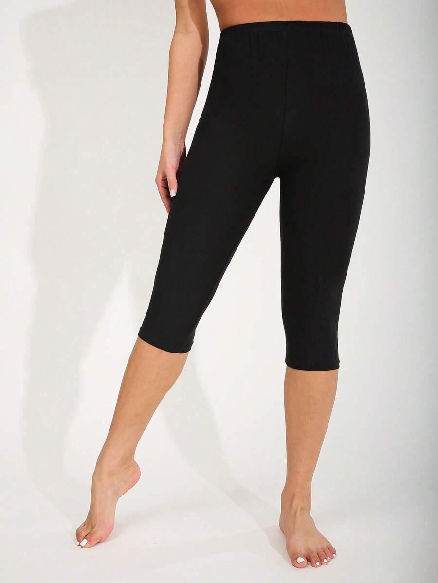SHEIN LEGGINSY NOGAWKA ZA KOLANO 2-PACK S06__M