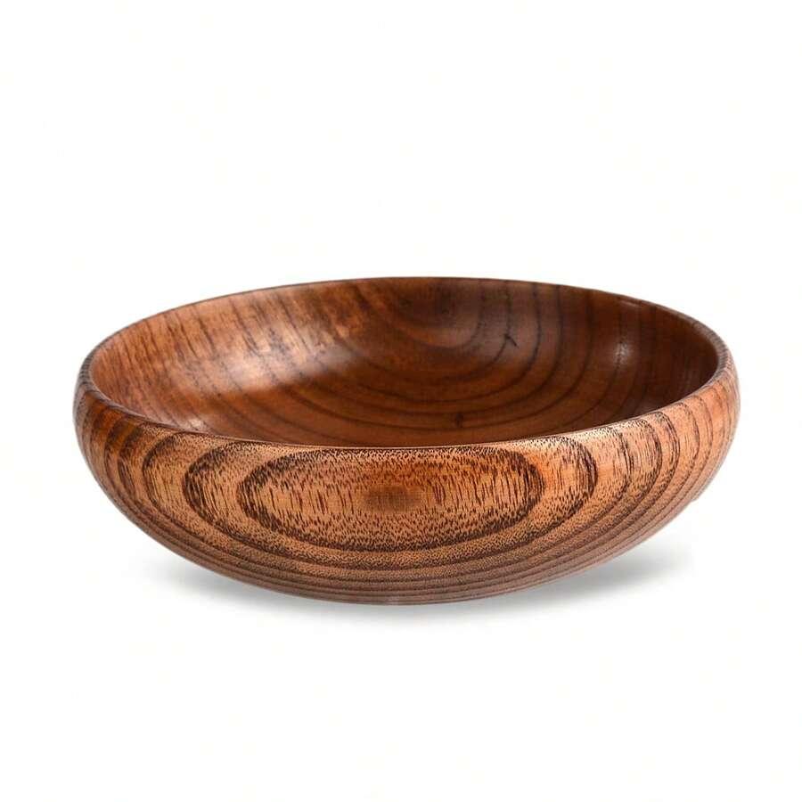 SHEIN BRĄZOWA DREWNIANA MISKA S07__12X4