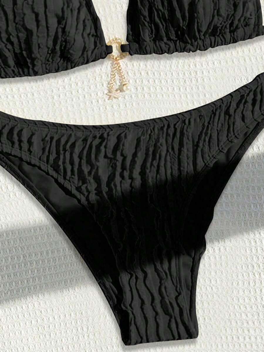 SHEIN DWUCZĘŚCIOWY STRÓJ KĄPIELOWY S09__XL