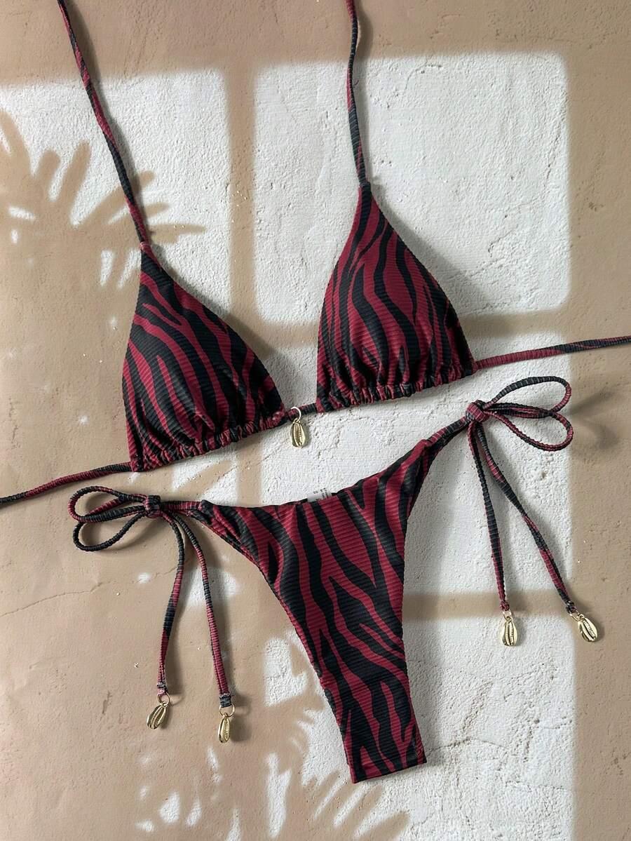 SHEIN DWUCZĘŚCIOWY STRÓJ KĄPIELOWY S09__M