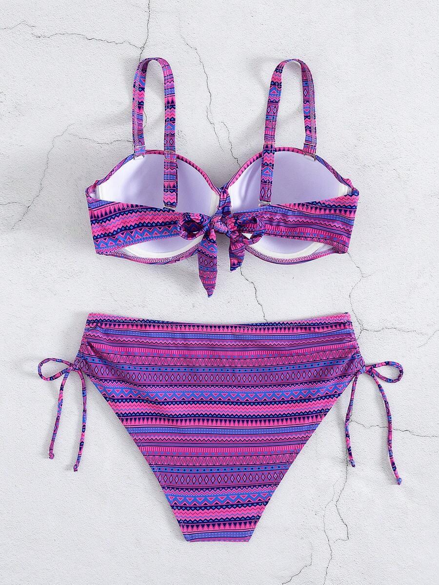 SHEIN DWUCZĘŚCIOWY STRÓJ KĄPIELOWY WZÓR S09__M