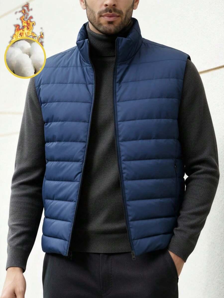 SHEIN GRANATOWA KAMIZELKA ZAMEK S06__XL