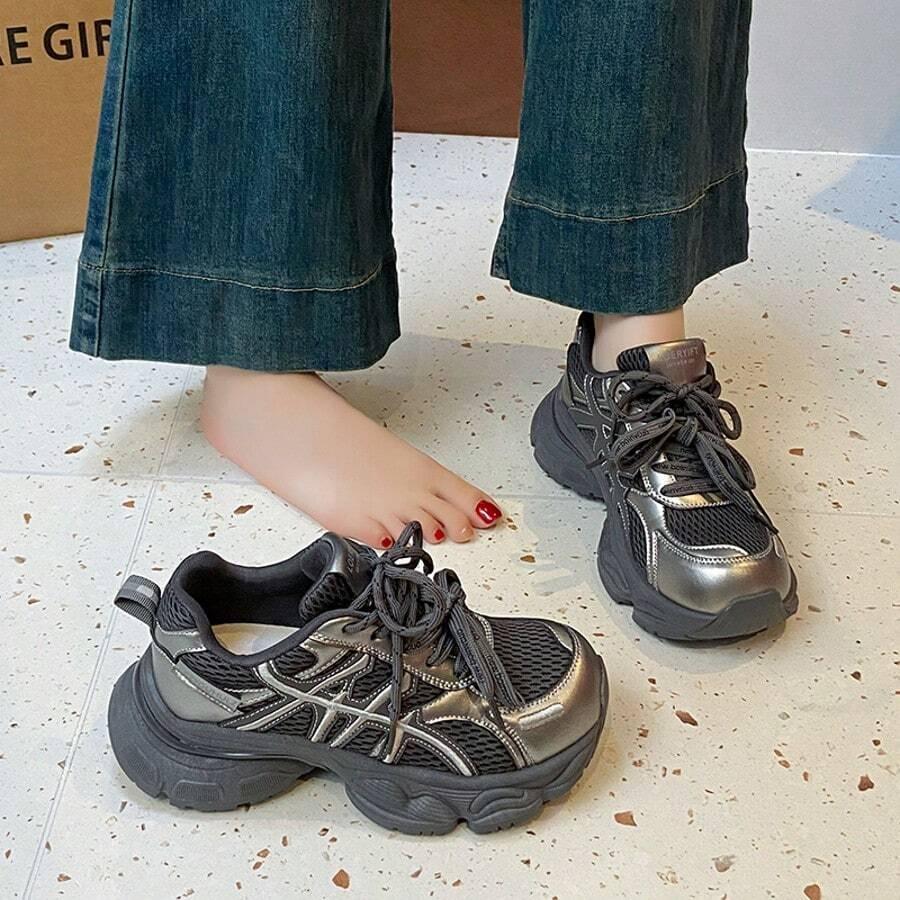 SHEIN SZNUROWANE BUTY SPORTOWE S06__35,5