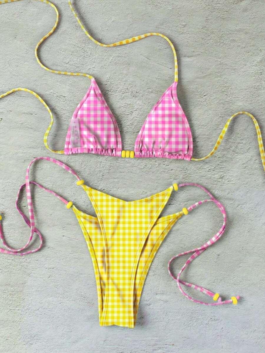 SHEIN DWUCZĘŚCIOWY STRÓJ KĄPIELOWY S09__XXS