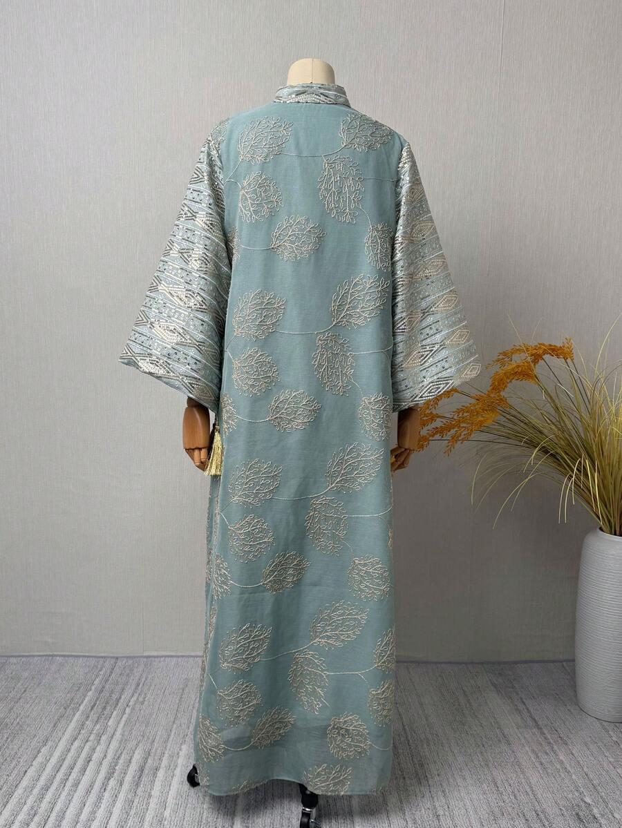 SHEIN NIEBIESKA SUKIENKA ZDOBIENIA S06__XL