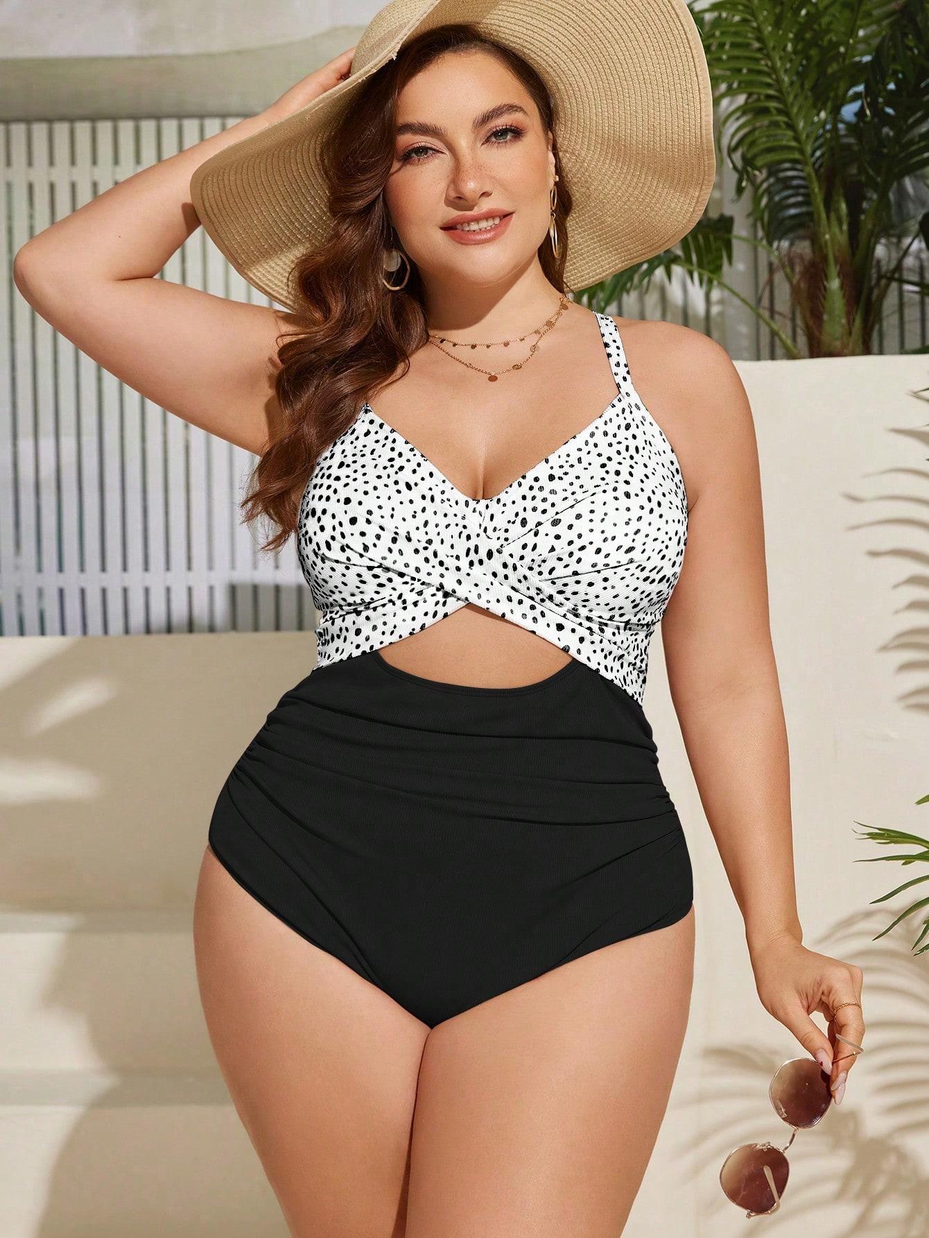 SHEIN JEDNOCZĘŚCIOWY STRÓJ KĄPIELOWY S09__48
