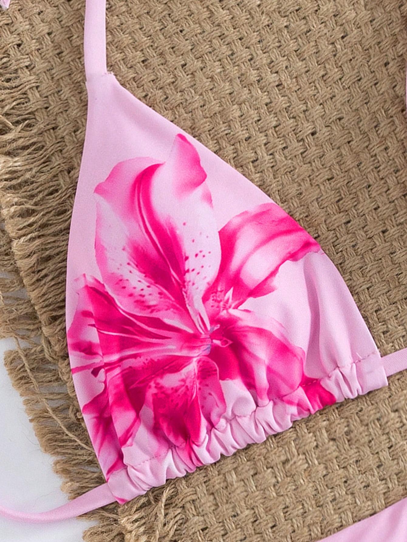 SHEIN DWUCZĘŚCIOWY STRÓJ KĄPIELOWY S09__XS