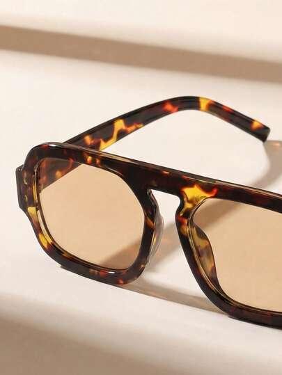 SHEIN OKULARY PRZECIWSŁONECZNE ANIMAL PRINT S07