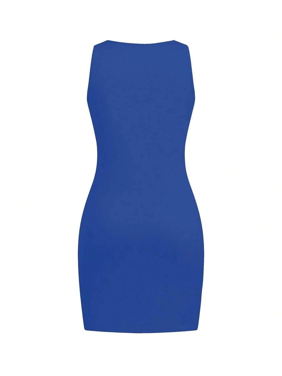 SHEIN NIEBIESKA MINI SUKIENKA S06__
