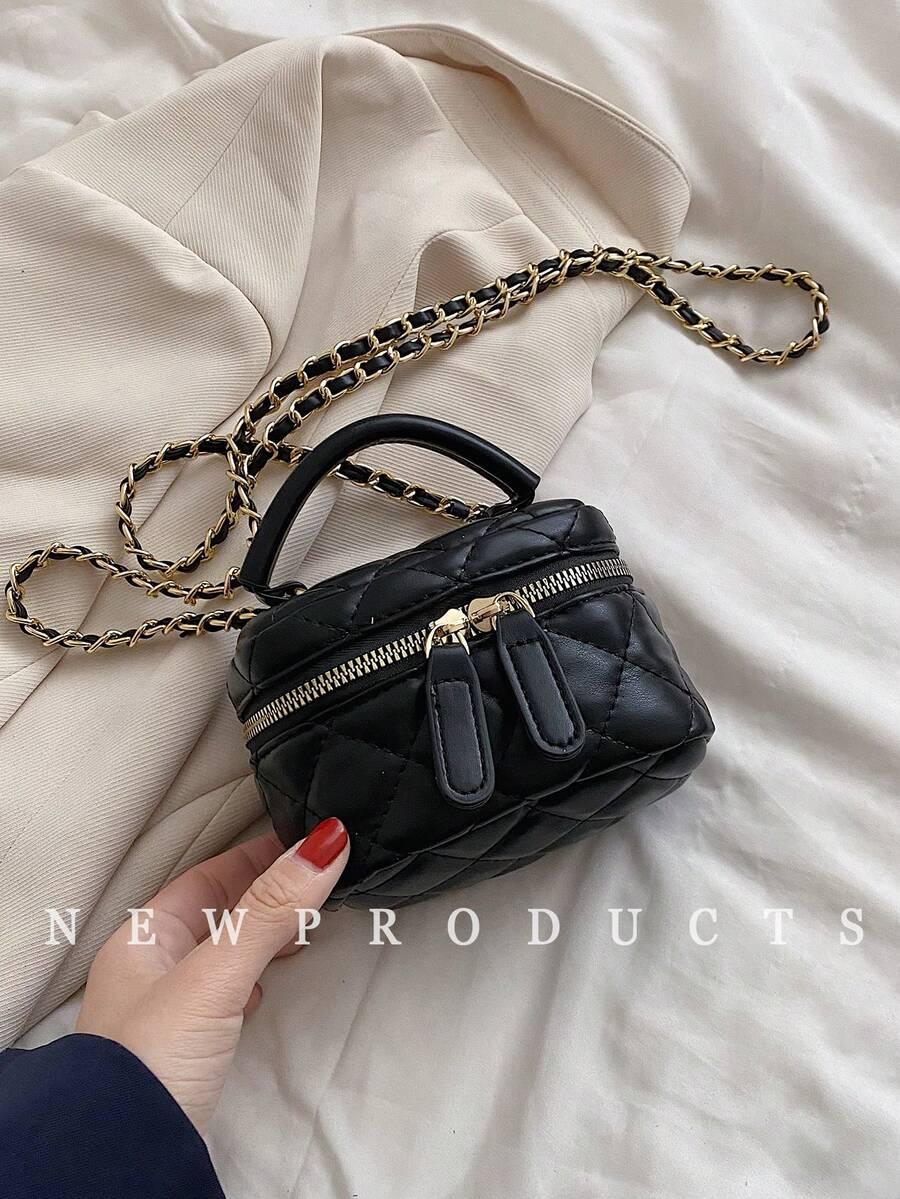 SHEIN CZARNA MINI TOREBKA S07__12X8