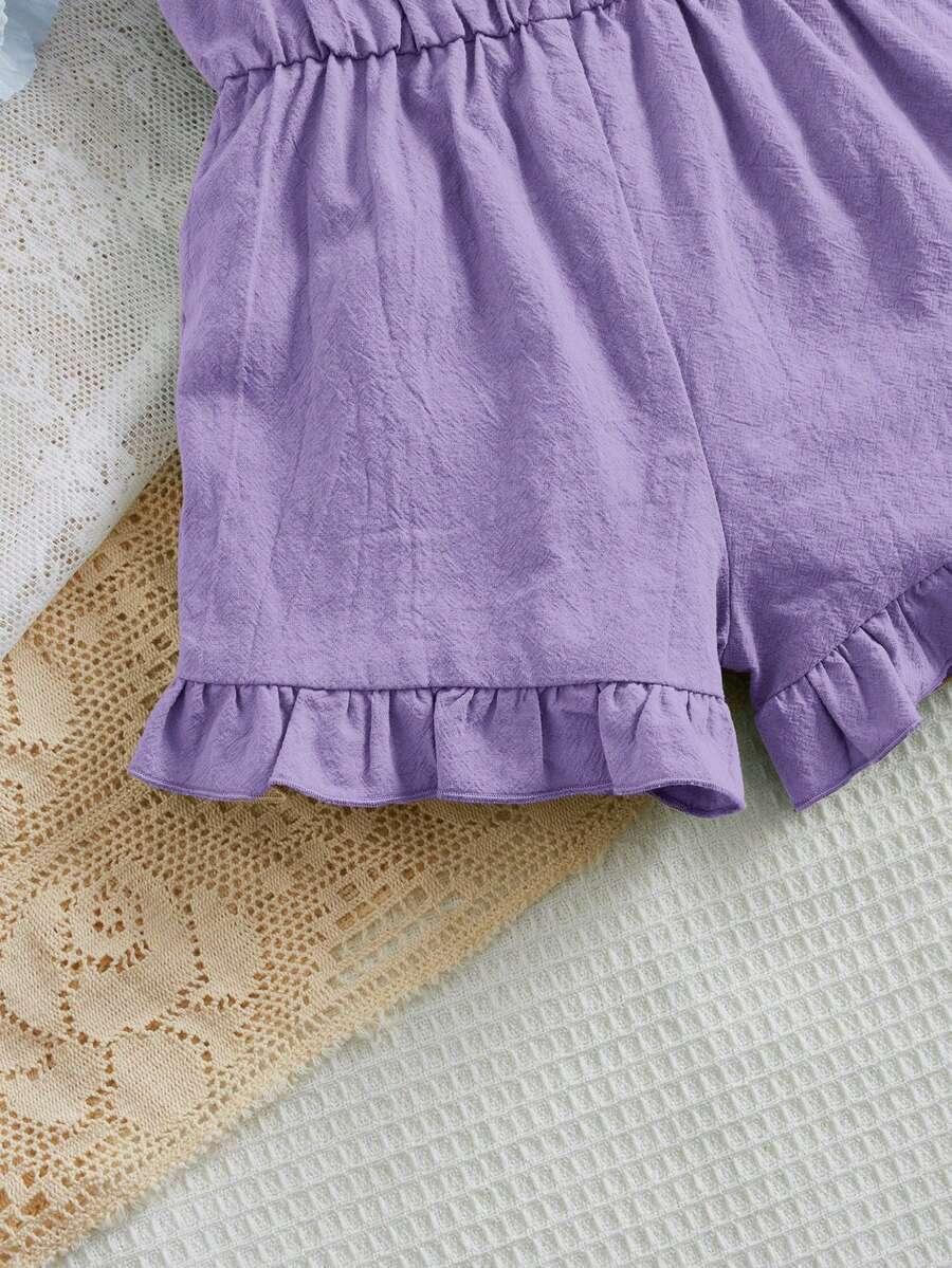 SHEIN FIOLETOWY KOMBINEZON RAMIĄCZKA S06__86-92