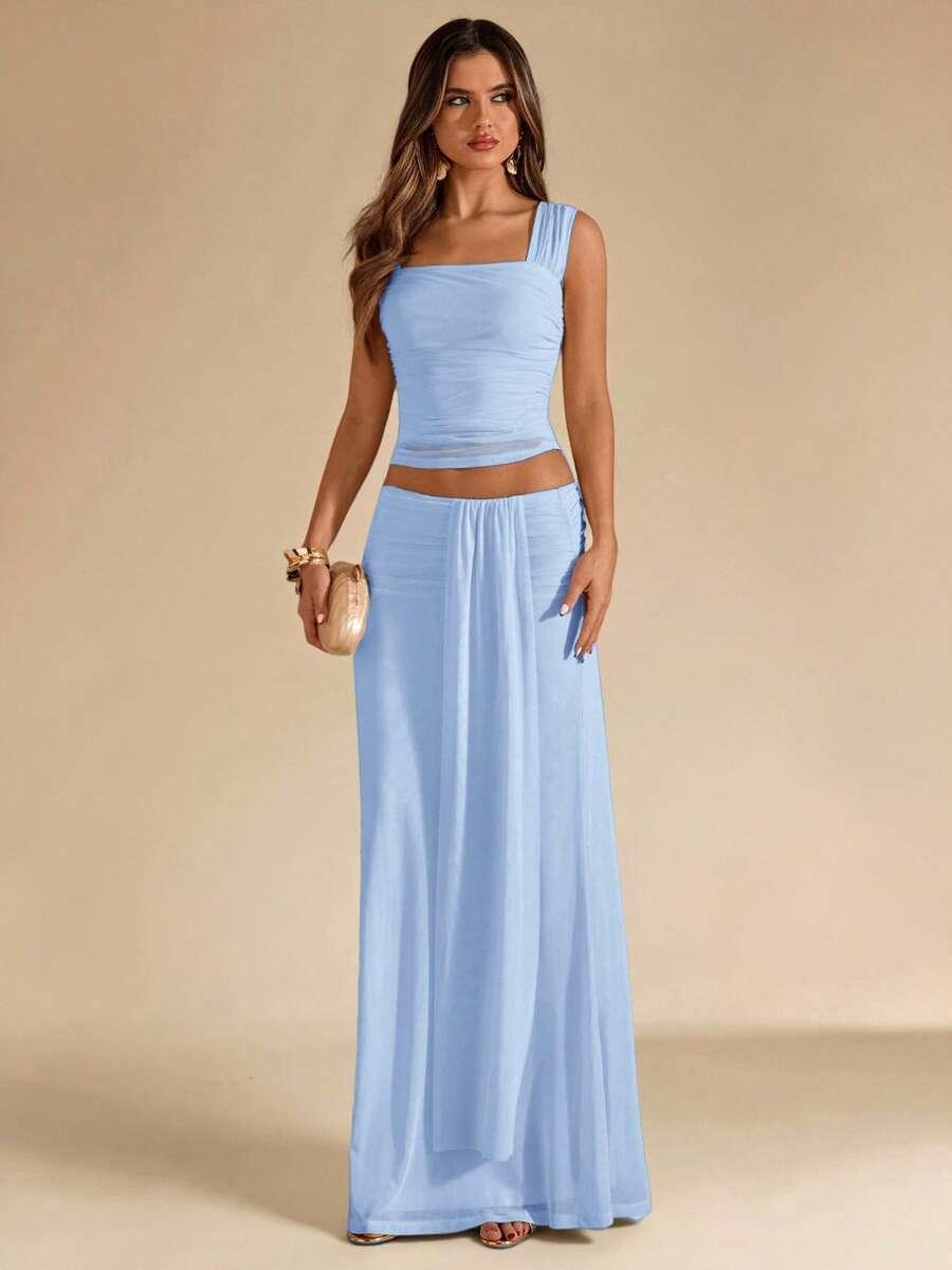 SHEIN TOP SPÓDNICA KOMPLET S09__S