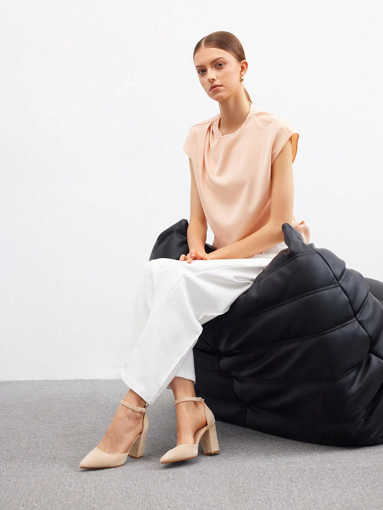SHEIN BEŻOWE CZÓŁENKA OBCAS S06__42