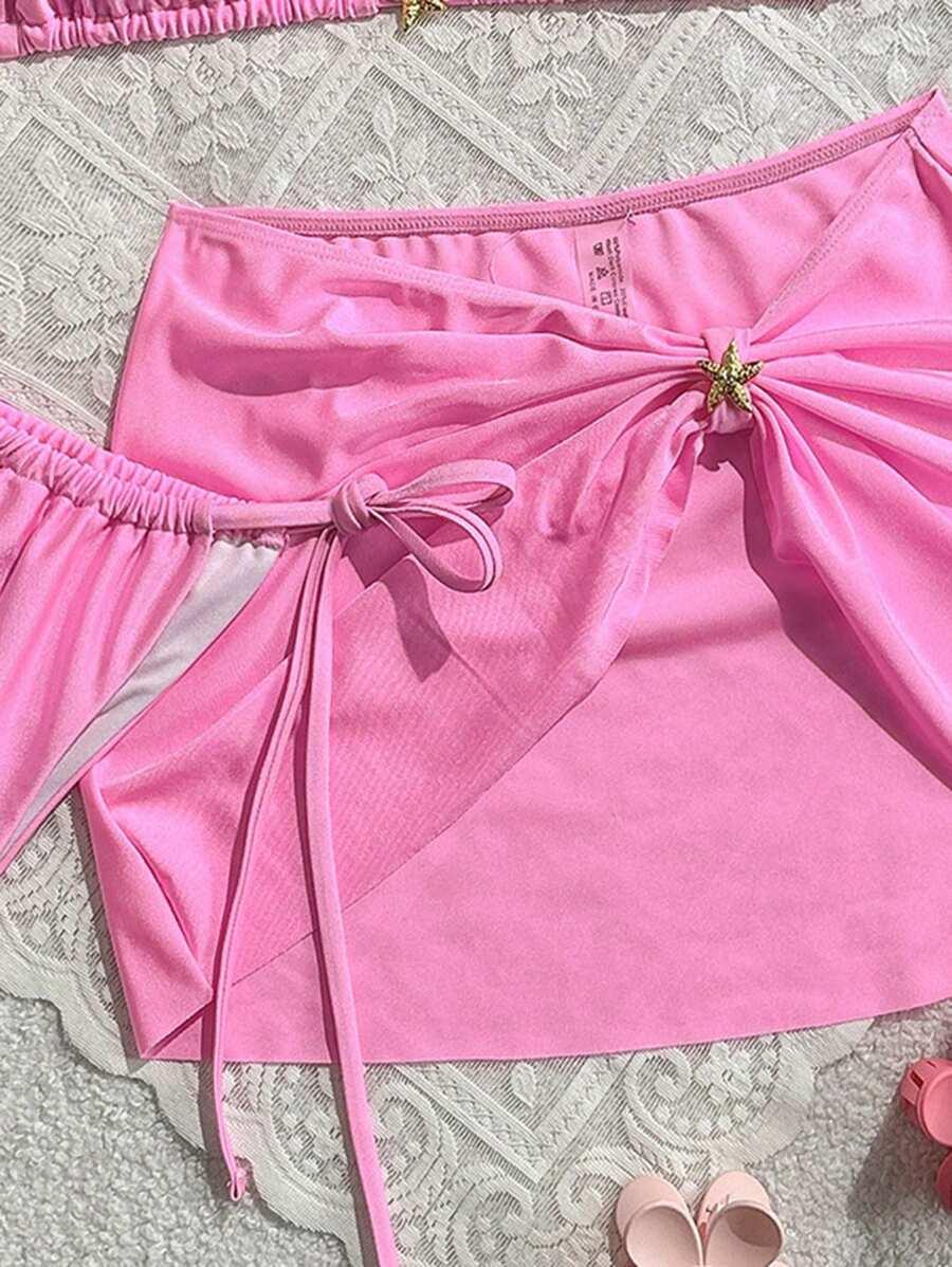 SWIM MOD DWUCZĘŚCIOWY STRÓJ KĄPIELOWY SPÓDNICA KOMPLET S09__L