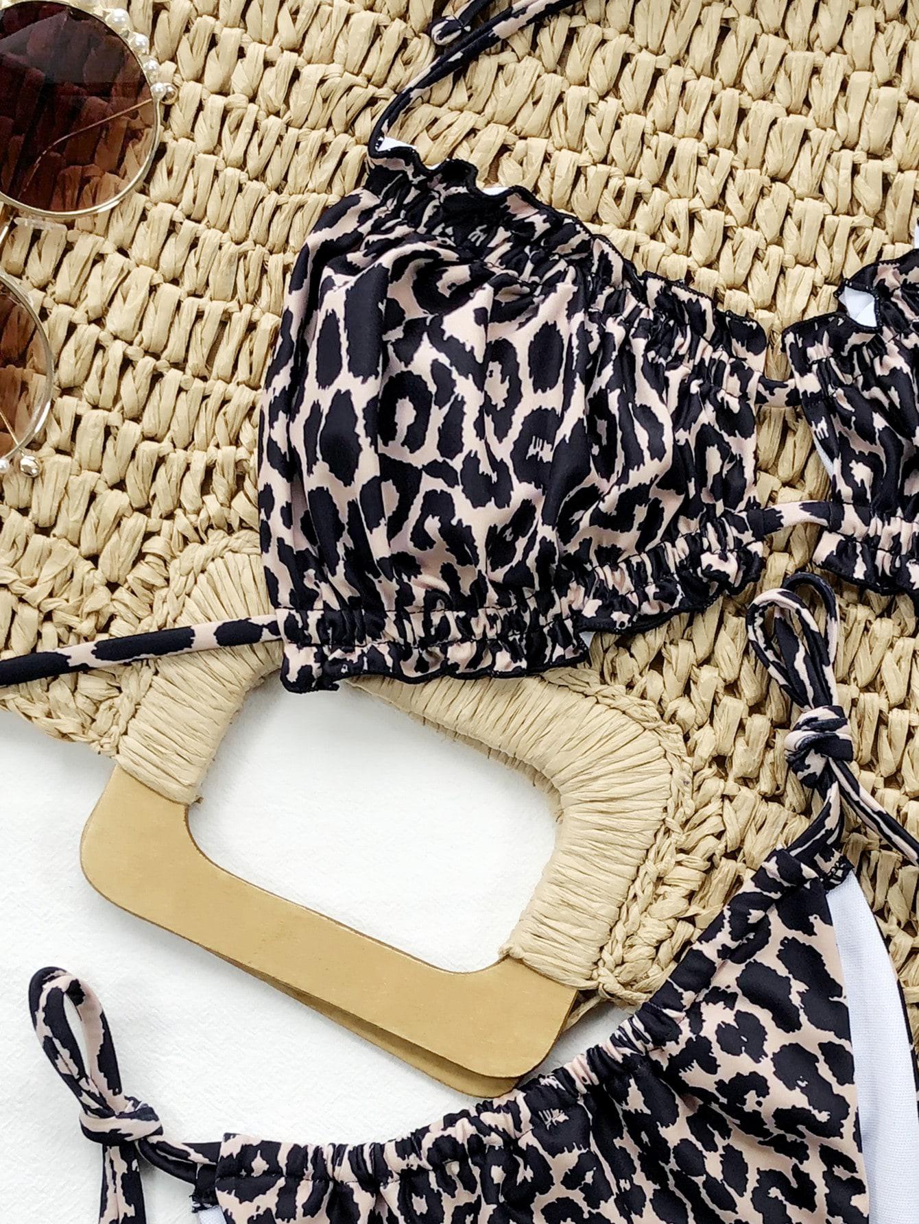 SHEIN DWUCZĘŚCIOWY STRÓJ KĄPIELOWY S09__XS