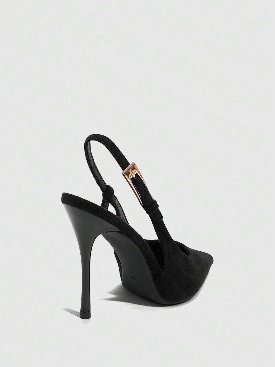SHEIN CZARNE SANDAŁY OBCAS S06__36