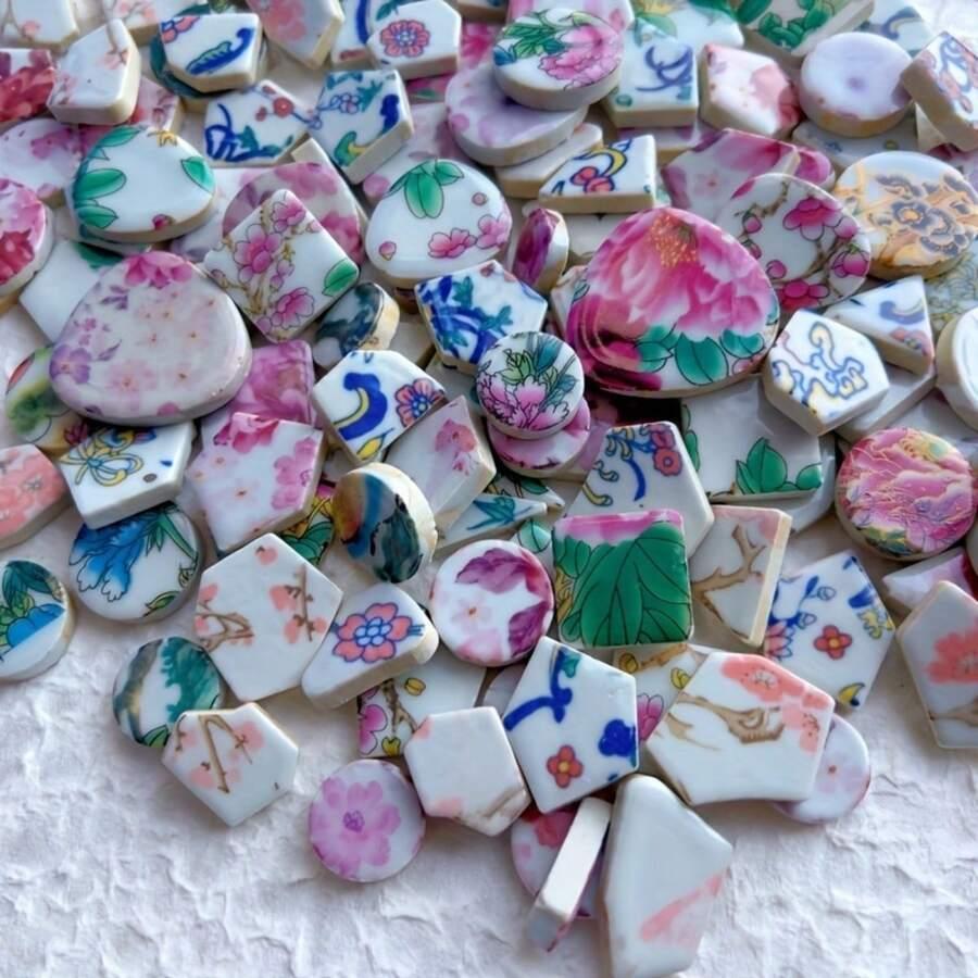 SHEIN PŁYTKI MOZAIKOWE 100SZTUK S07__