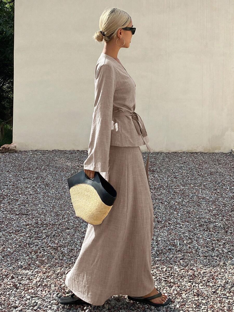 SHEIN SPÓDNICA BLUZKA KOMPLET S06__XL