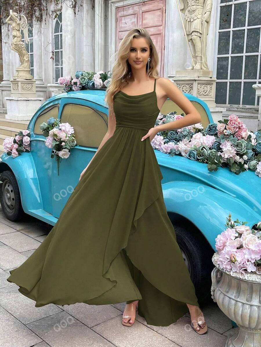 SHEIN ZIELONA MAXI SUKIENKA S06__XL