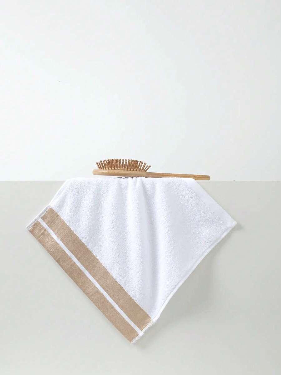 SHEIN BIAŁY RĘCZNIK POŁYSK S07__34X34CM