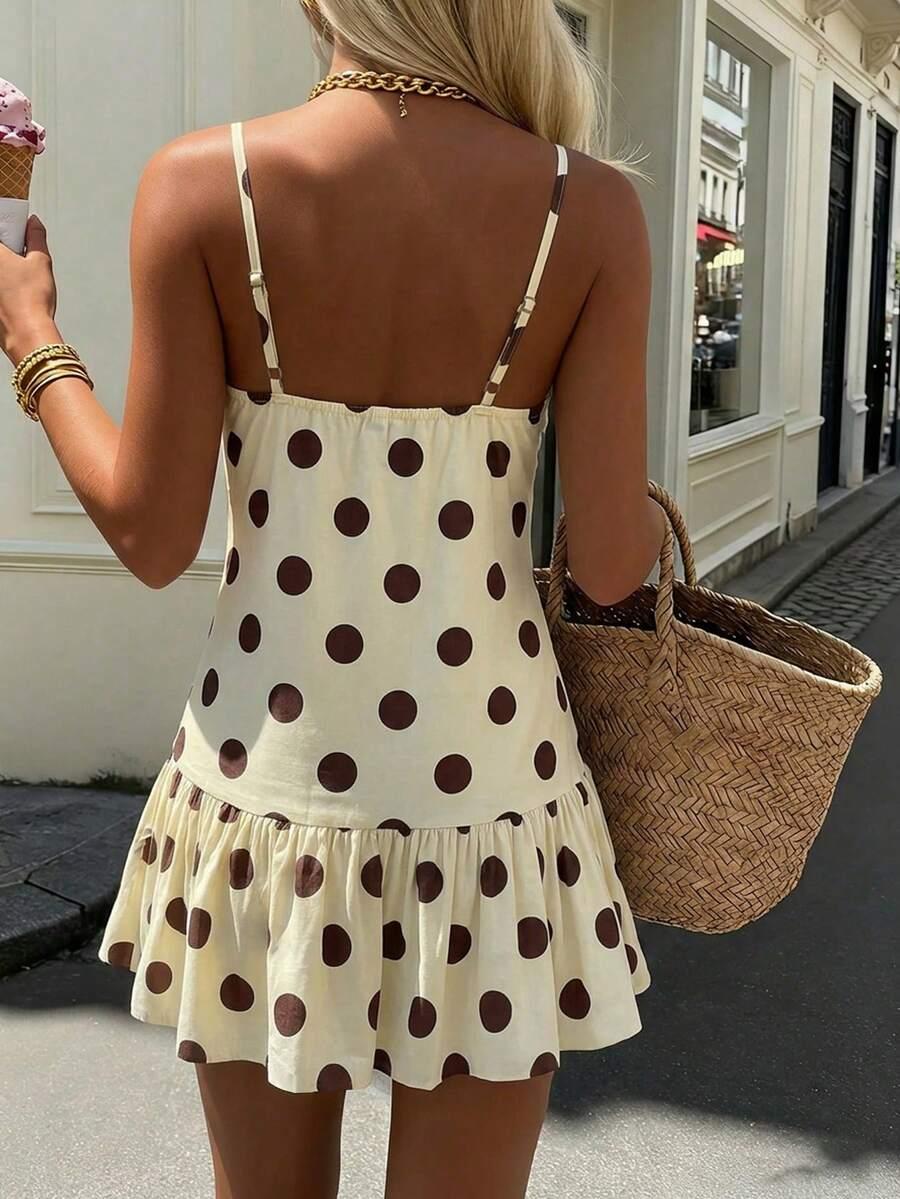 SHEIN MINI SUKIENKA GROSZKI S06__M